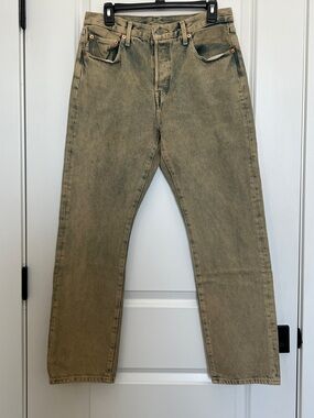 Levi's 501 Women's Straight-Leg Jeans in Olive Drab